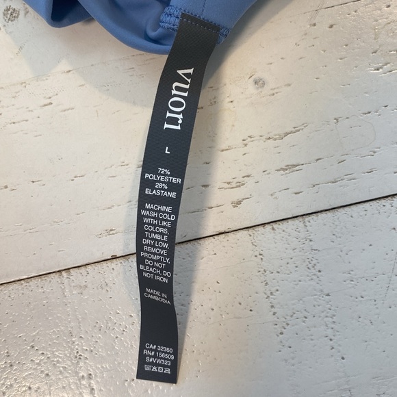 Vuori Daily Leggings Size Large Isle Blue - Picture 9 of 9